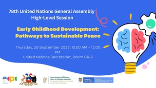 Early Childhood Development: Pathways to Sustainable Peace Early Childhood Peace Consortium (ECPC) Thursday 28 September 2023
